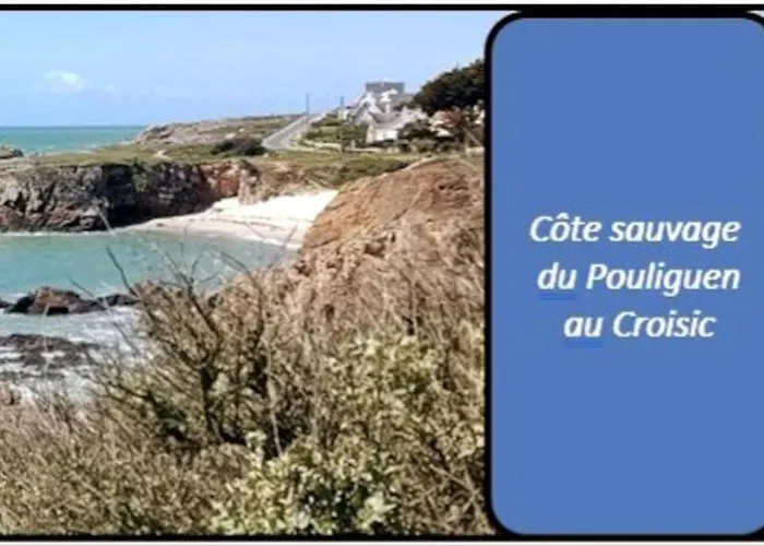 Apartamento Escapade à Pornichet/wi-fi/parking/bord De Pornichet